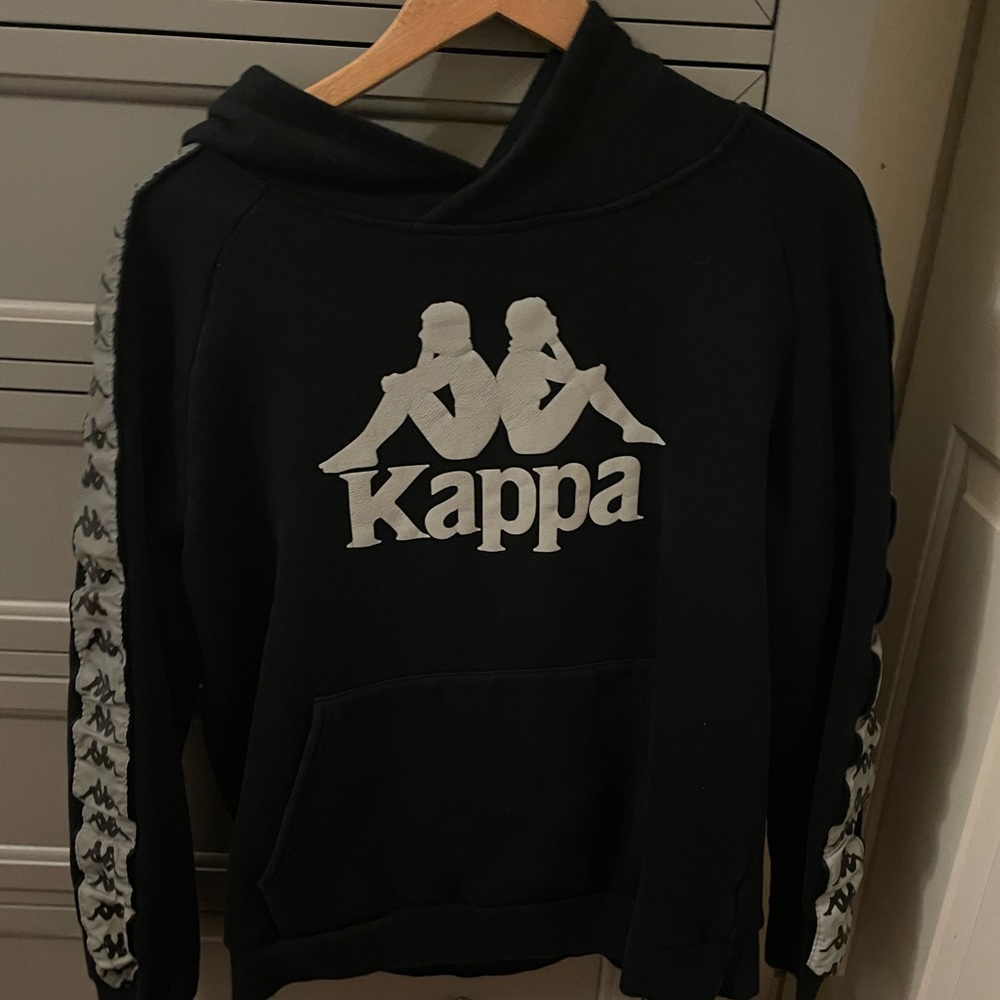 Kappa Hoodie Black- Large men